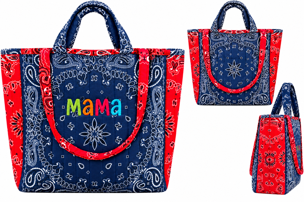 Custom Bandana Tote Bag- Medium