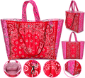 Custom Bandana Tote Bag- Large