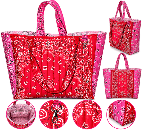 Custom Bandana Tote Bag- Large